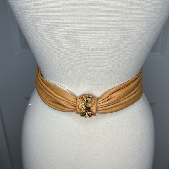 3.1 Phillip Lim tan Brown leather waist belt Medium - Picture 4 of 9